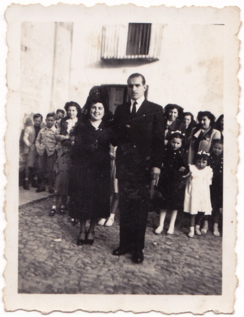 La contrapart. La boda es va celebrar el dimarts 26 de febrer de 1952.