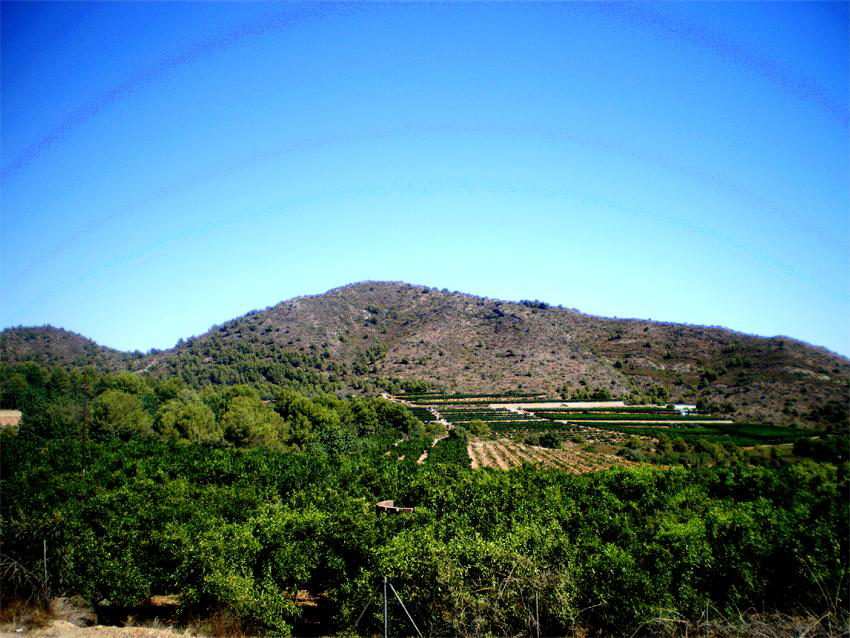 Muntanya de Solaig a la que els soldats donaven el sobrenom de “La Ballena”. Terme de Betxí
