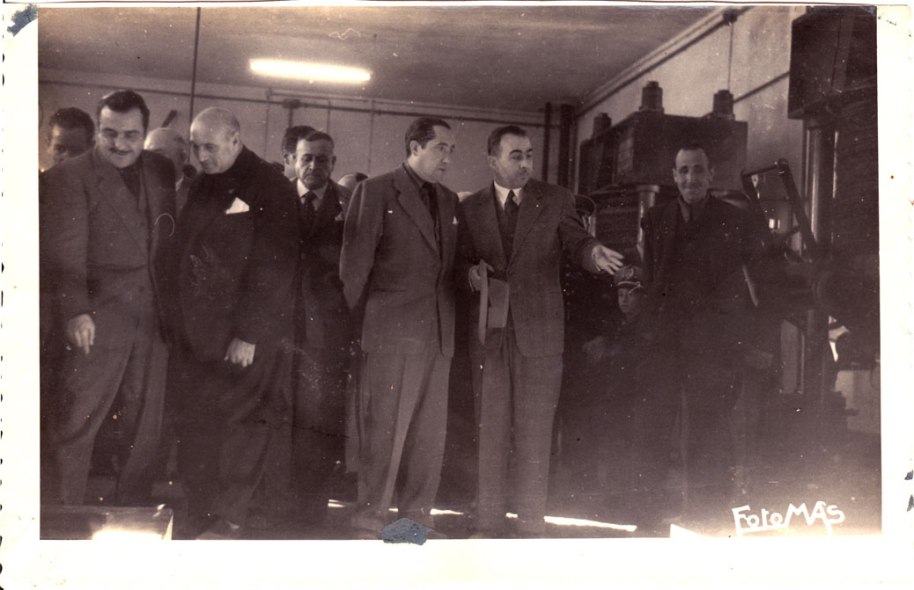 Alguns membres de la banda de música, que contribuiria a solemnitzar l'acte.