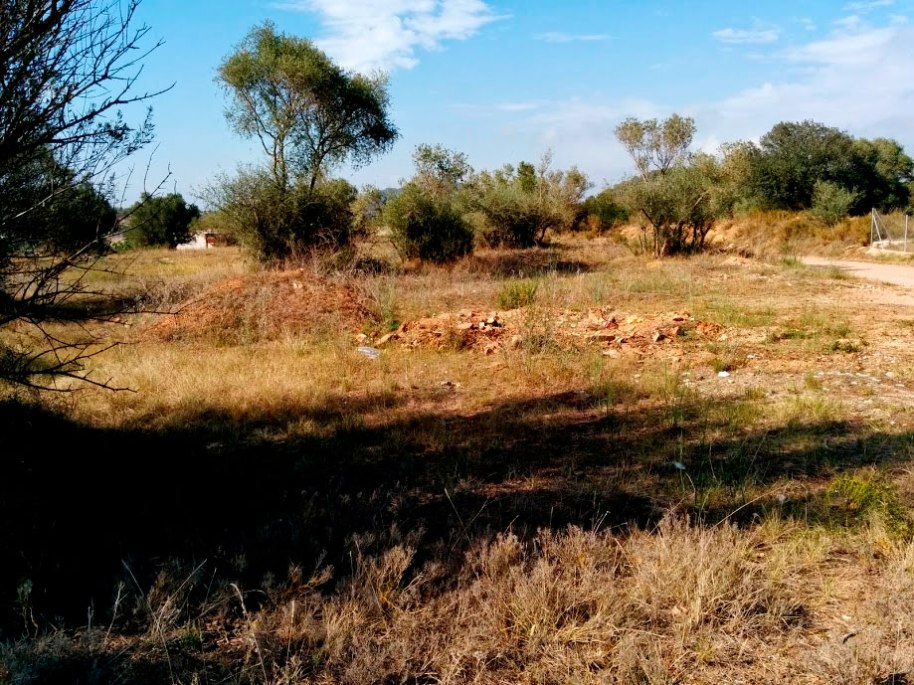 Lloc on es depositava el material. Ubicació: 39.872, -0.253