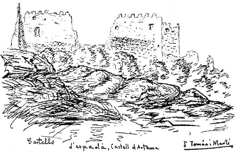Castells d'Espadà. -Castell d'Artana, per J. Tomàs i Martí