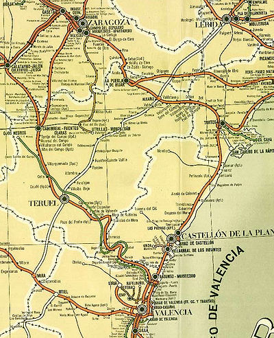Ferrocarril de Ojos Negros a Sagunt, en verd