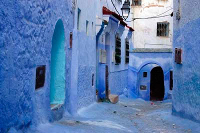 Una vista e Xauen, al Riff marroquí