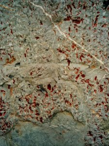 Un segon petroglif a la façana de l'església de Moncofa