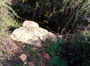 Assut o pantanet del Barranc de Castro. Coordenades:39º53’02.6”N - 0º15’07.6”W